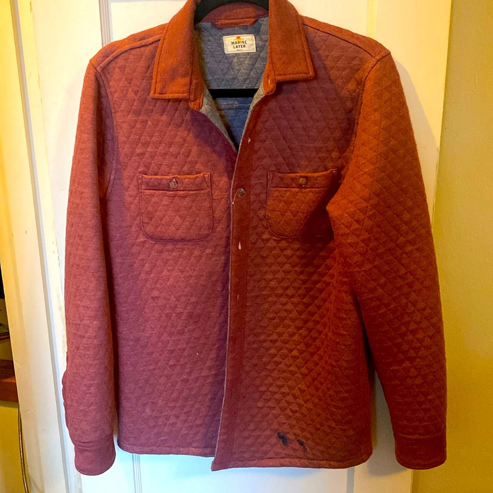 Men’s Marine Layer long sleeve button down jacket/sweater